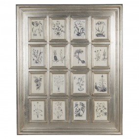 25H0403ZI Photo Frame 13x18 cm Silver colored Wood Glass Rectangle Picture Frame