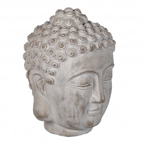 26TE0360L Figur Buddha 17x17x24 cm Grau Stein Wohnaccessoires