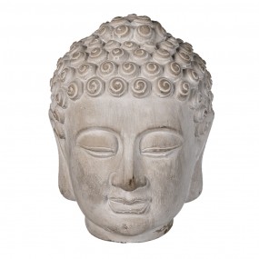 26TE0360S Figurine Buddha 13x14x17 cm Grey Stone Home Accessories