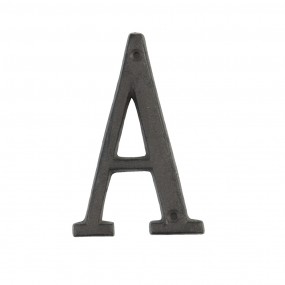 26Y0840-A Iron Letter A 13 cm Brown Iron Decorative Letters