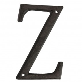 26Y0840-Z Iron Letter Z 13 cm Brown Iron Decorative Letters