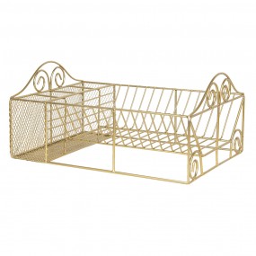 26Y2265GO Drying Rack 40x27x18 cm Gold colored Iron