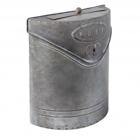 26Y2304 Letterbox Wall 24*10*29 cm Grey Iron