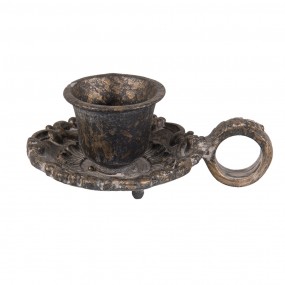 26Y2595 Candle holder 9x6x4 cm Brown Iron Candle Holder