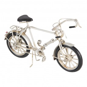 26Y3385 Miniature décorative Vélo 16x5x9 cm Gris Fer Plastique Vélo miniature