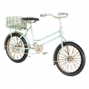 6Y3385 Miniature décorative Vélo 16x5x9 cm Gris Fer Plastique Vélo