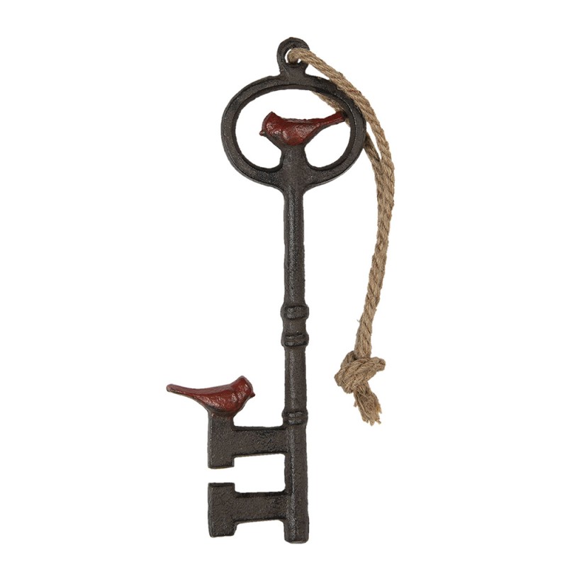 6Y3911 Decorative Key 13x2x33 cm Brown Iron Key