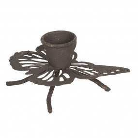 26Y4062 Candle holder 9x6x4 cm Brown Iron Butterfly Candle Holder
