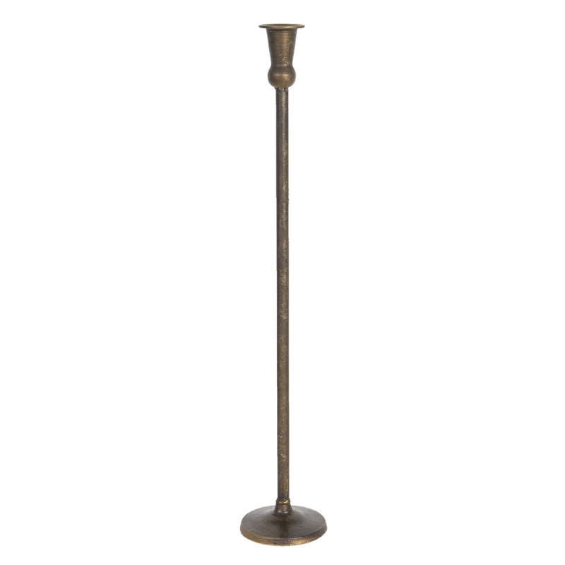 6Y4207 Candle holder Ø 9x53 cm Brown Iron Candle Holder
