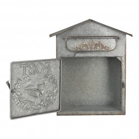 26Y4245 Letterbox Wall 31*12*36 cm Grey Metal