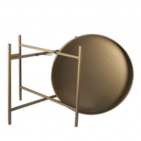 26Y4298 Side Table Ø 52x40 cm Copper colored Metal Round