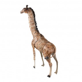 26Y4427 Figurine Girafe 37x14x59 cm Marron Fer Accessoires de maison