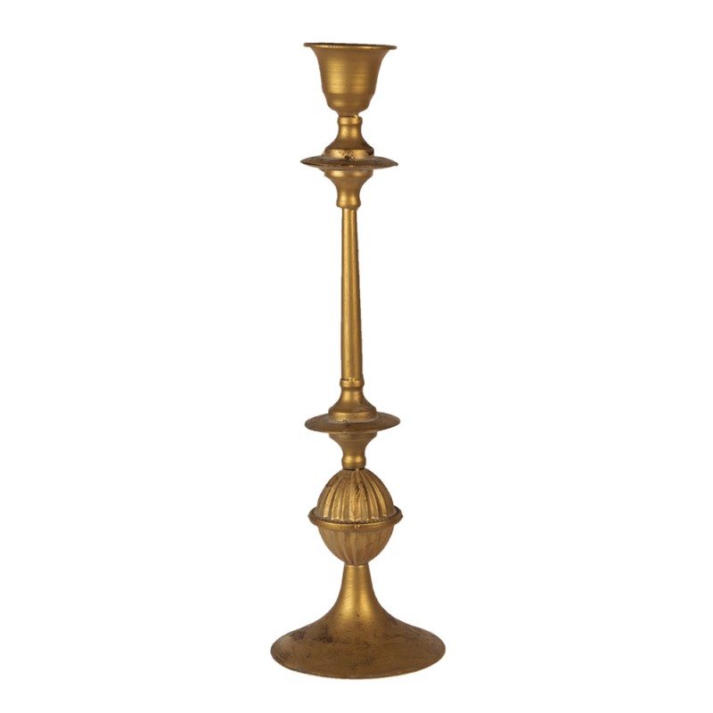 6Y4478 Candle Holder Ø 15*53 cm Golden color Iron Round