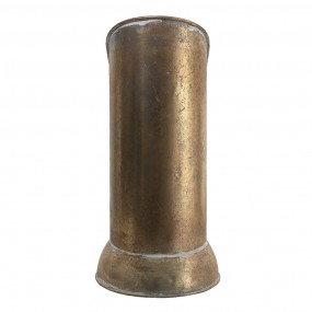 26Y4503 Candle Holder Ø 16*35 cm Copper Metal Round