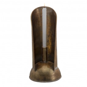 26Y4503 Candle Holder Ø 16*35 cm Copper Metal Round