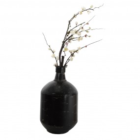 26Y4514 Vase Ø 24x45 cm Black Metal Round Decorative Vase
