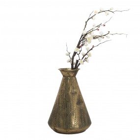 26Y4521 Vase Ø 27x38 cm Copper colored Metal Round Decorative Vase