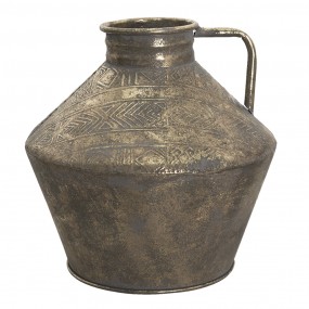26Y4523 Vase Ø 33x34 cm Copper colored Metal Round Decorative Vase