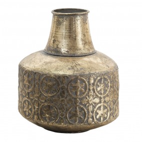 26Y4529 Vase Ø 19x22 cm Copper colored Metal Round Decorative Vase