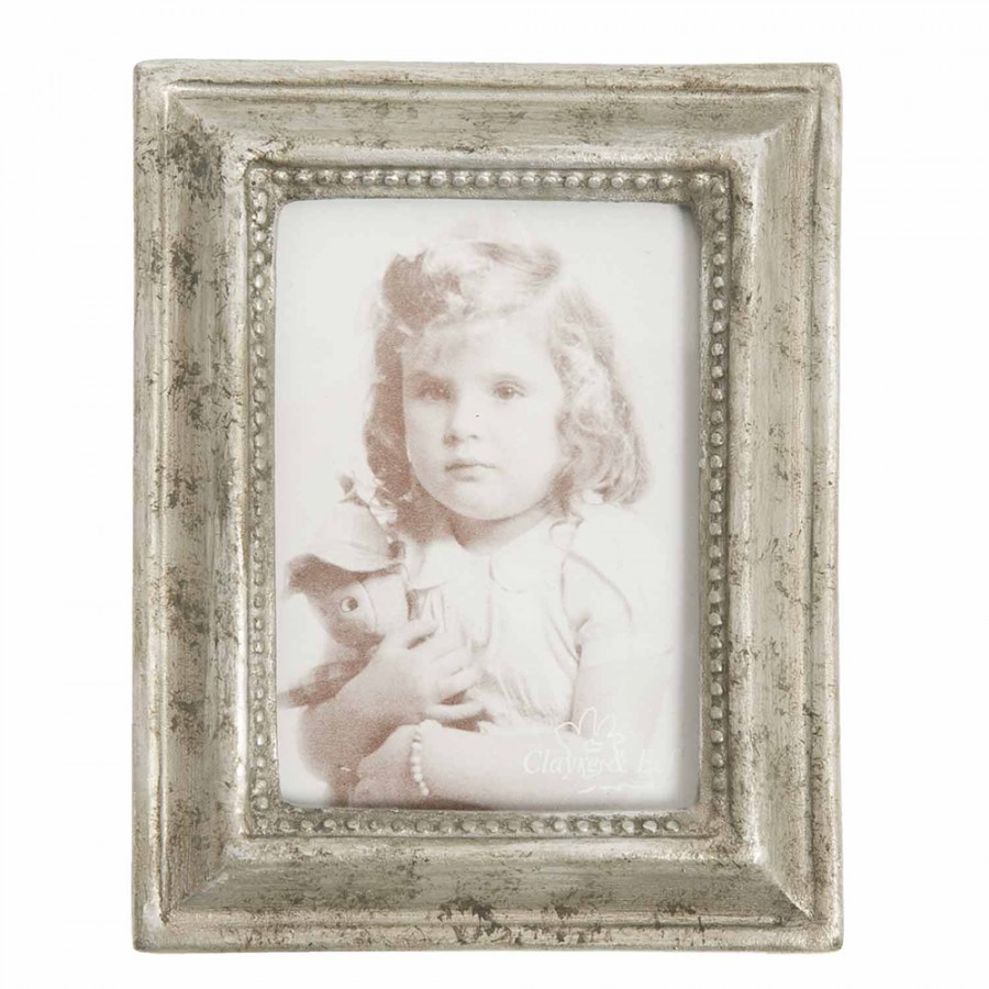 2121 Photo Frame Soldier 6x9 cm Silver colored Polyresin Unicorn Rectangle  Picture Frame