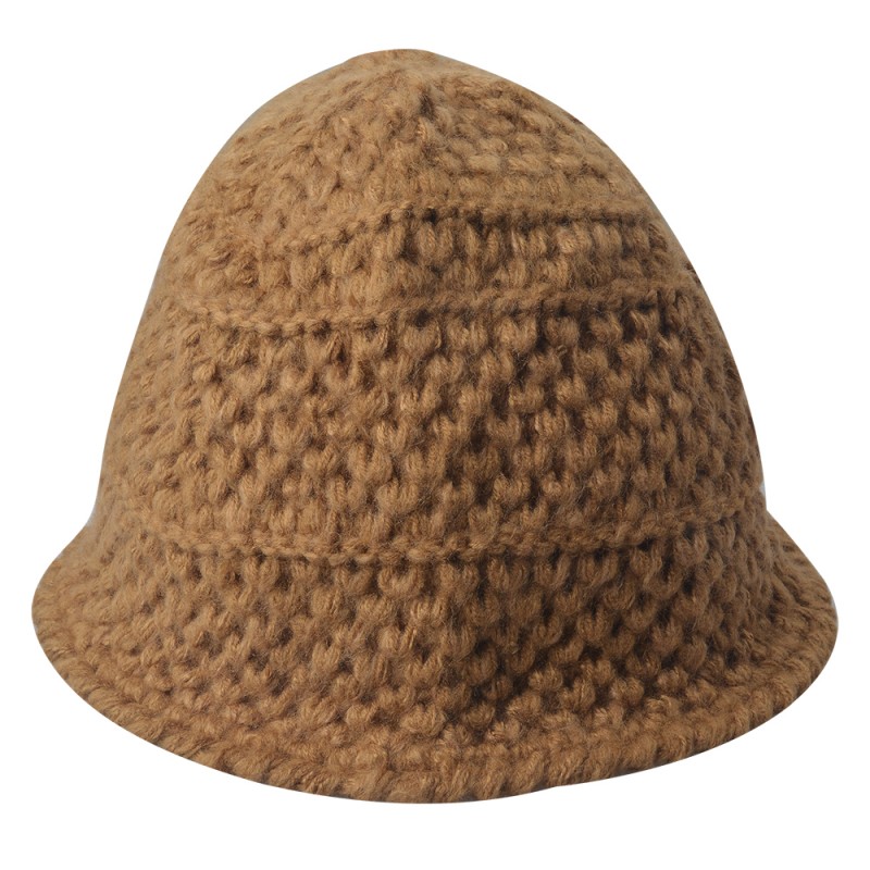 JZCA0020BR Damenmütze 20 cm Braun Synthetisch Kopfbedeckung