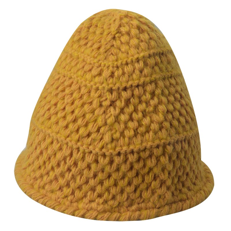 JZCA0020Y Damenmütze 20 cm Gelb Synthetisch Kopfbedeckung