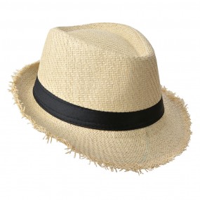 2JZHA0039KH Women's Hat Ø 58 cm Beige Paper straw Round Sun Hat