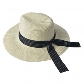 2JZHA0053N Cappello da donna Maat: 58 cm Beige Paglia di carta Cappello da sole