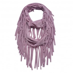 2JZSC0391P Solid Colour Scarf 40x150 cm Pink Polyester Shawl Women