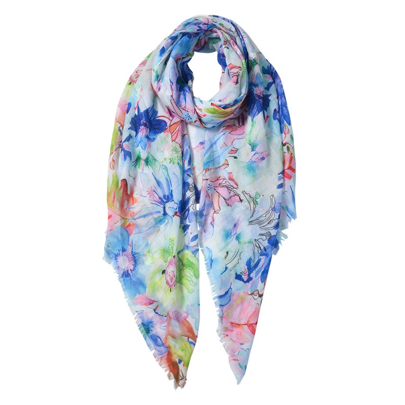 Multicolor Silk Scarf Accessoires Sjaals & omslagdoeken Sjaals Sjaals met muts 