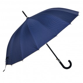 2JZUM0025BL Paraplu Volwassenen  Ø 60 cm Blauw Polyester Stippen Regenscherm
