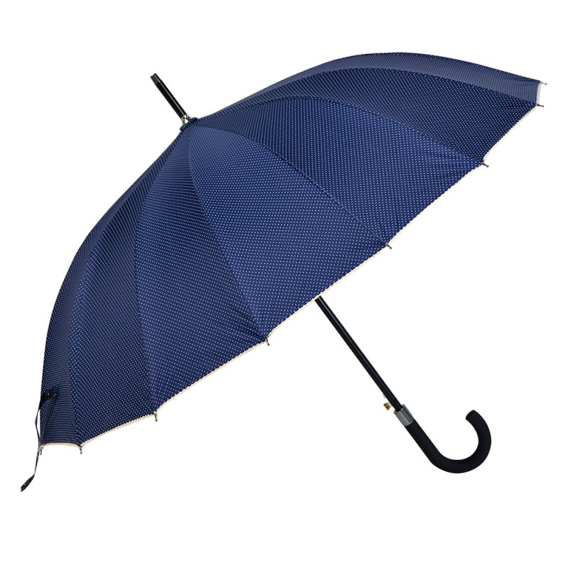 JZUM0025BL Erwachsenen-Regenschirm Ø 60 cm Blau Polyester Punkte Regenschirm