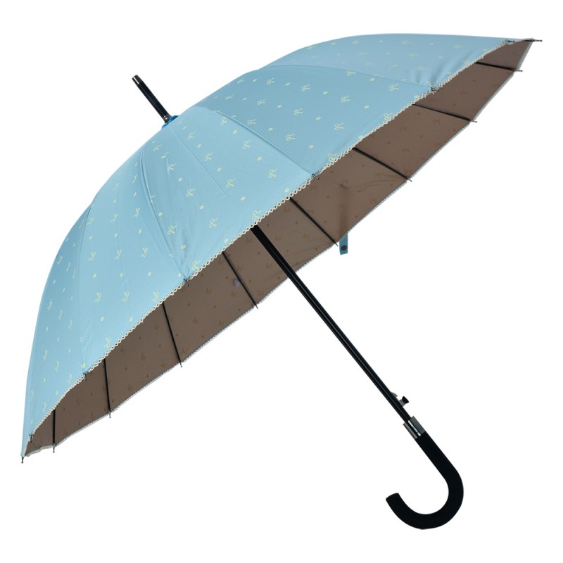 JZUM0031LBL Erwachsenen-Regenschirm Ø 98 cm Blau Polyester Regenschirm