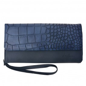 2JZWA0049BL Wallet 20x10.5 cm Blue Artificial Leather Rectangle