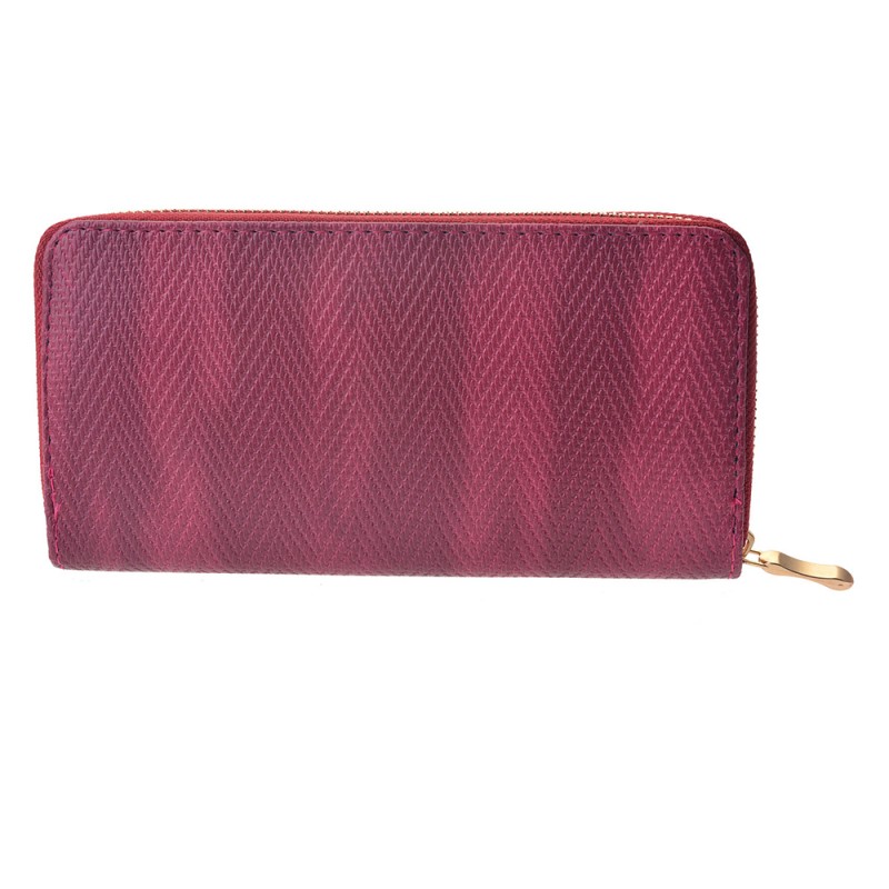 JZWA0062R Wallet 19x11 cm Red Artificial Leather Rectangle