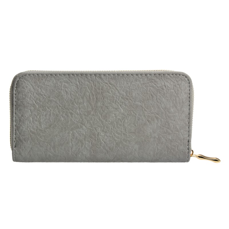 JZWA0087 Wallet 10x19 cm Silver colored Artificial Leather Rectangle
