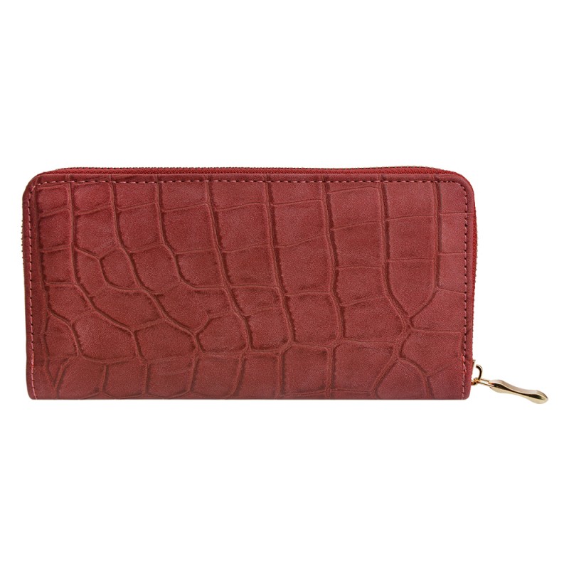 JZWA0113 Wallet 19x10 cm Red Artificial Leather Rectangle