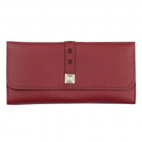 2JZWA0115R Wallet 19x9 cm Red Artificial Leather Rectangle