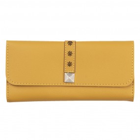 2JZWA0115Y Wallet 19x9 cm Yellow Artificial Leather Rectangle