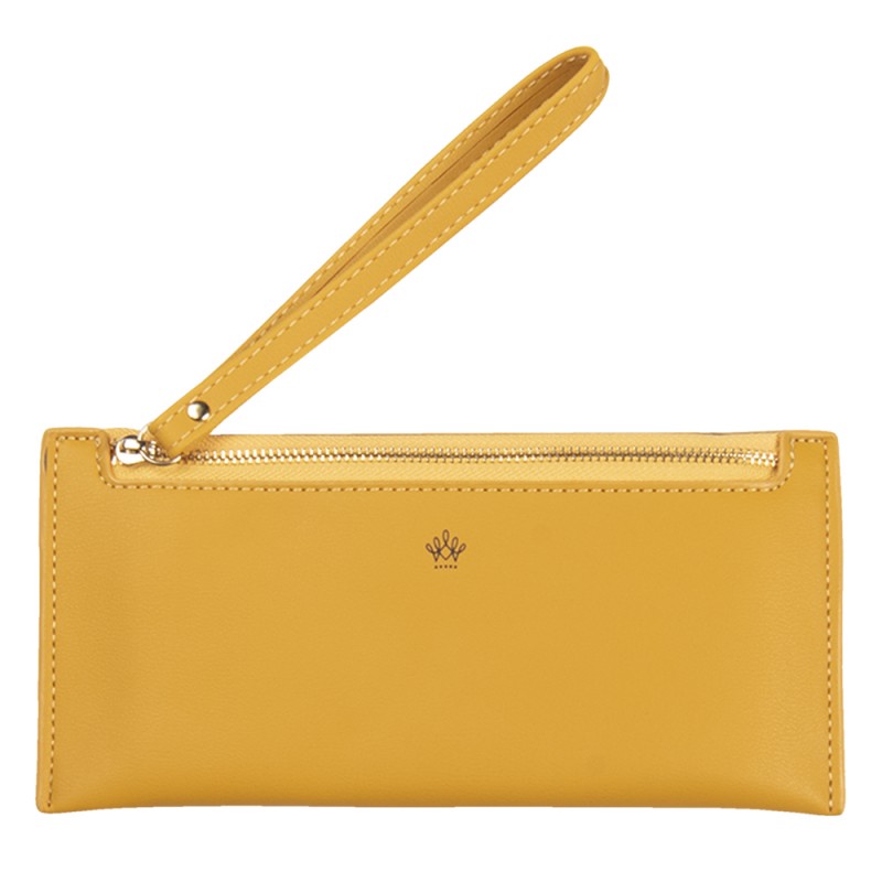 JZWA0118Y Wallet 21x10 cm Yellow Artificial Leather Rectangle