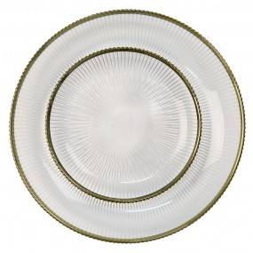 26GL3252 Breakfast Plate Ø 20 cm Glass Round Plate