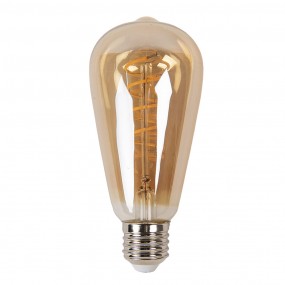 2LP099 LED Lamp Brown Glass Round LED Light Bulb