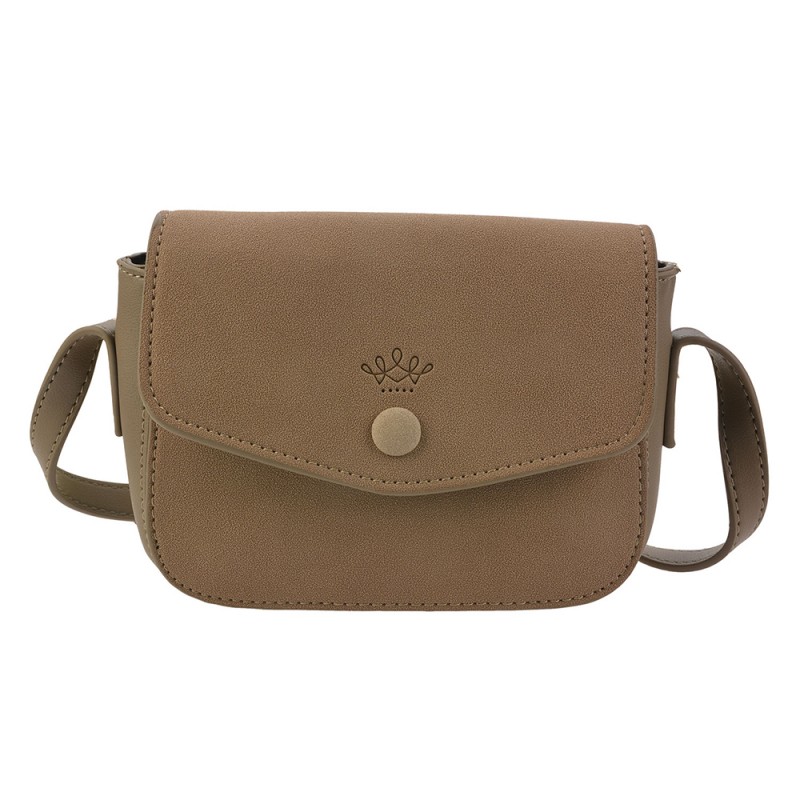MLBAG0354KH Women's Handbag 18x12 cm Beige Plastic Rectangle Bag