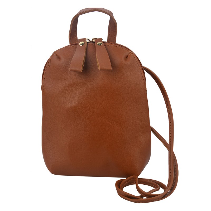 MLBAG0401CH Women's Handbag 16x20 cm Brown Artificial Leather Bag