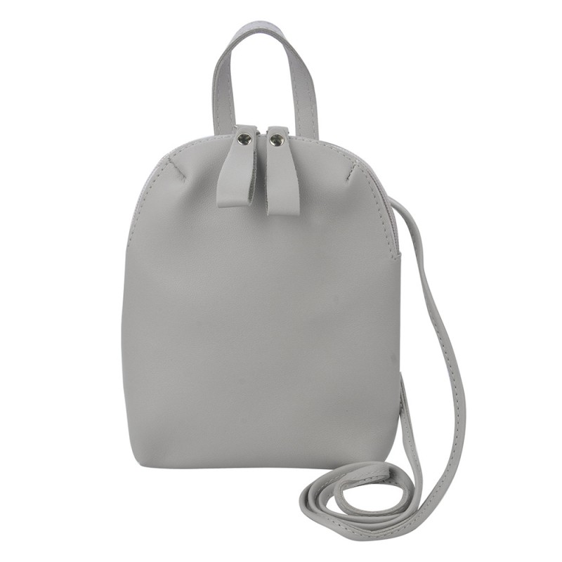MLBAG0401G Women's Handbag 16x20 cm Grey Artificial Leather Bag