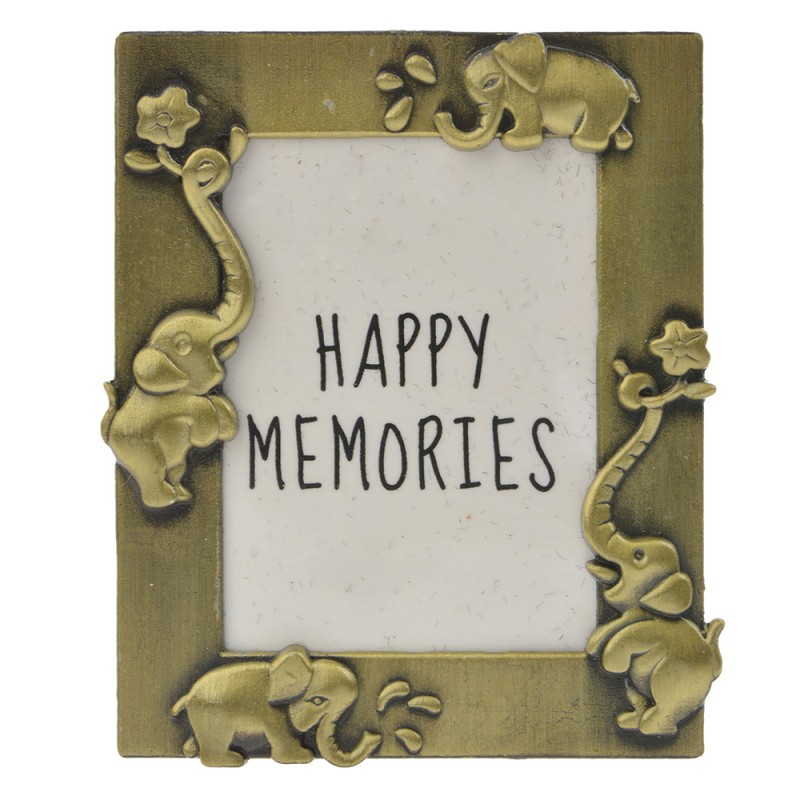 MLFF0008GO Photo Frame 4x5 cm Gold colored Metal Animals Picture Frame