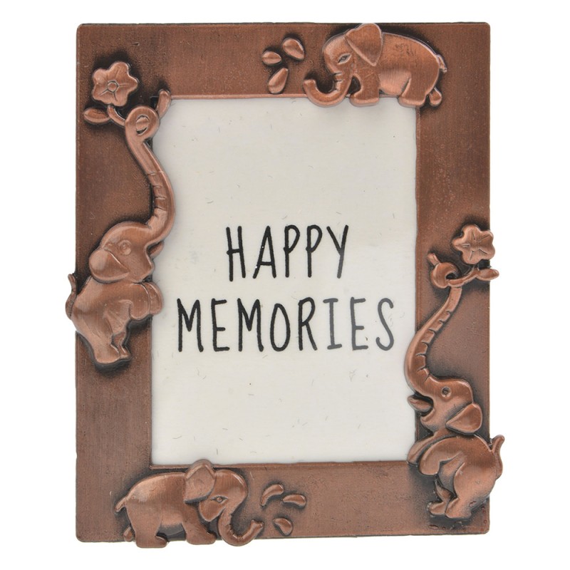 MLFF0008KO Photo Frame 4x5 cm Copper colored Metal Animals Picture Frame