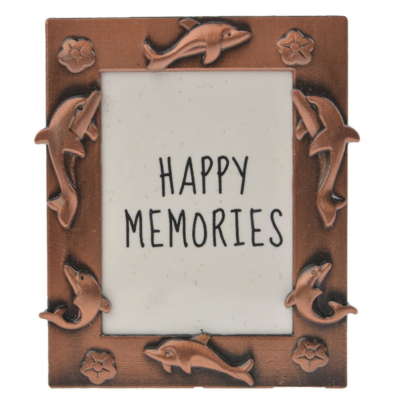 MLFF0009KO Photo Frame 4x5 cm Copper colored Metal Animals Picture Frame