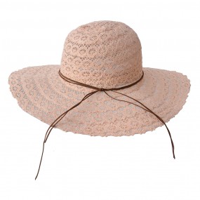 2MLHAT0094P Sun Hat for Kids Ø 58 cm Pink Paper straw Round Children's Hat