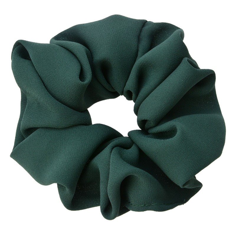 MLHCD0157GR Scrunchie Hair Elastic Green Synthetic Round